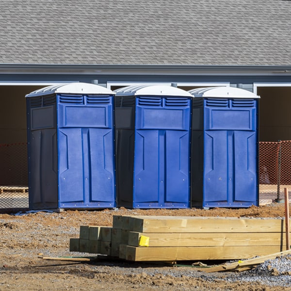 what is the maximum capacity for a single porta potty in New Limerick